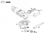 Bosch 3 601 H91 C02 GWS-22-230-LVI Angle-Grinder Spare Parts